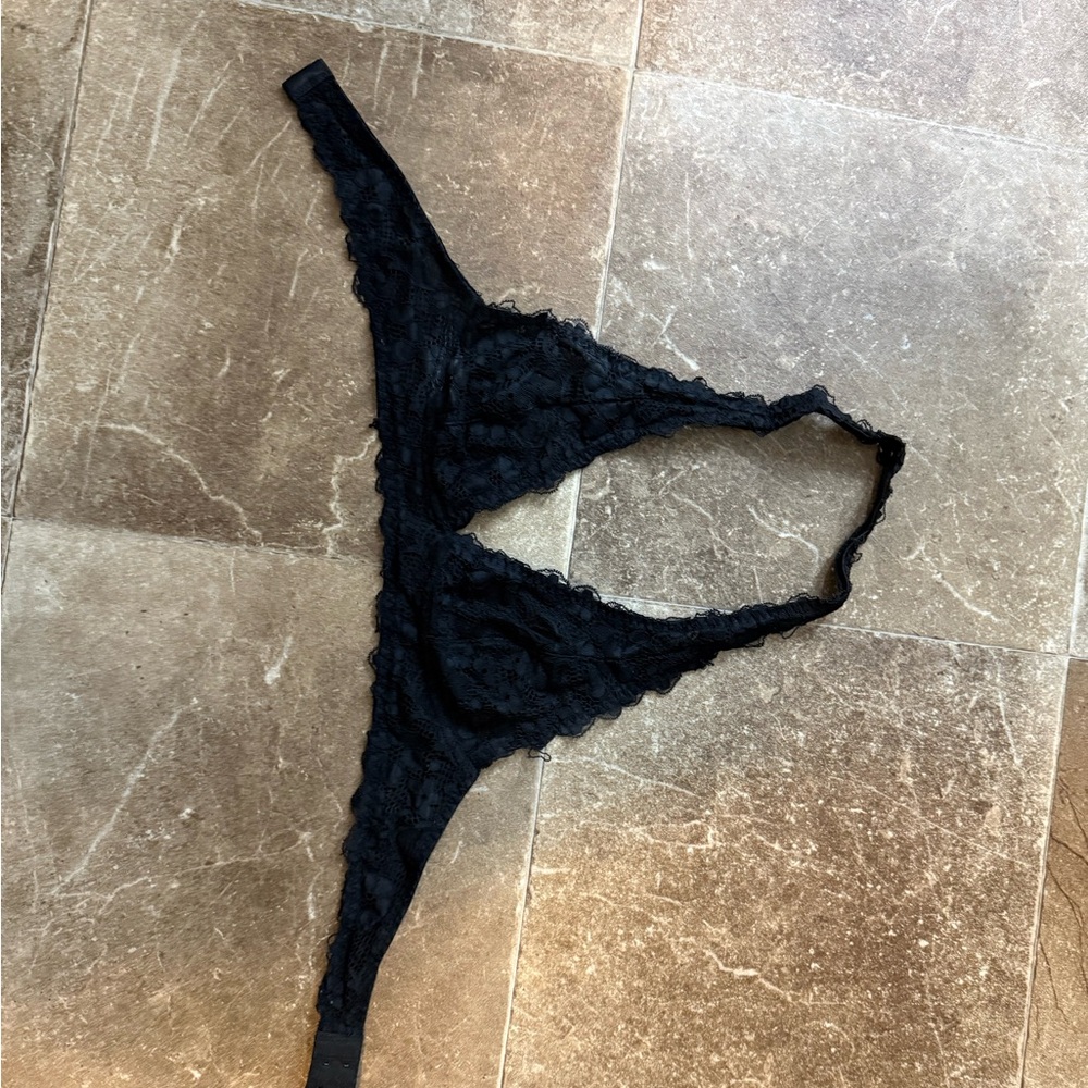 Black Lace Bra